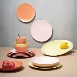 Confetti desserttallerken 21 cm candy floss