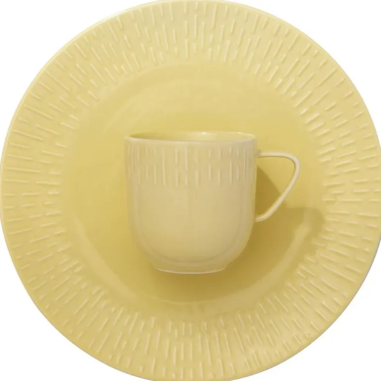 Confetti middagstallerken 27,5 cm lemon