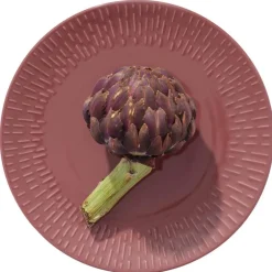 Confetti middagstallerken 27,5 cm bordeaux