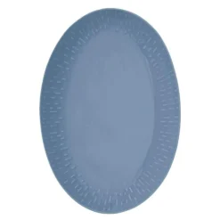 Confetti ovalt fat 36x25,5 cm blueberry