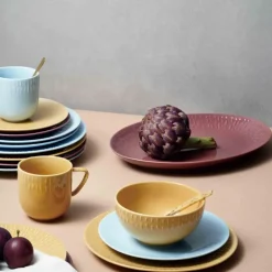 Confetti ovalt fat 36x25,5 cm bordeaux