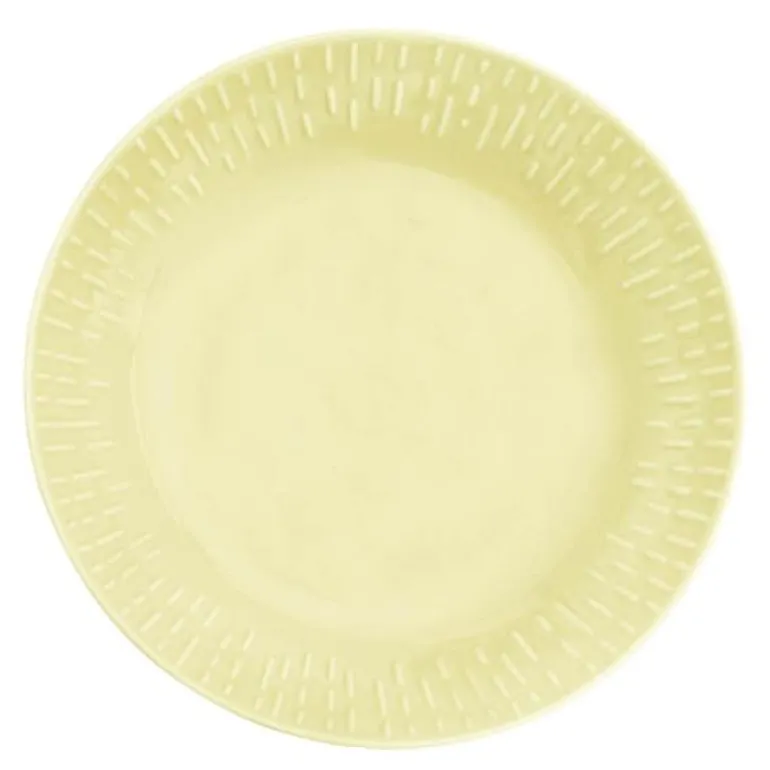 Confetti pastatallerken 23 cm lemon