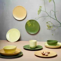 Confetti pastatallerken 23 cm lemon