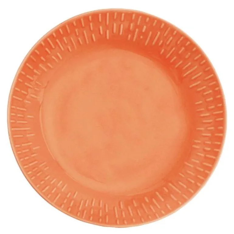 Confetti pastatallerken 23 cm apricot