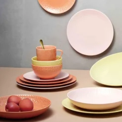 Confetti skål 14 cm apricot