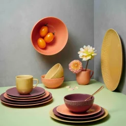 Confetti skål 14 cm bordeaux