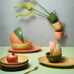 Confetti skål 14 cm mustard