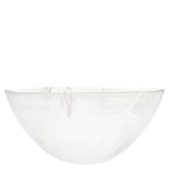 Contrast skål 35 cm hvit