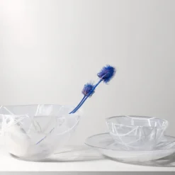 Contrast skål 35 cm hvit