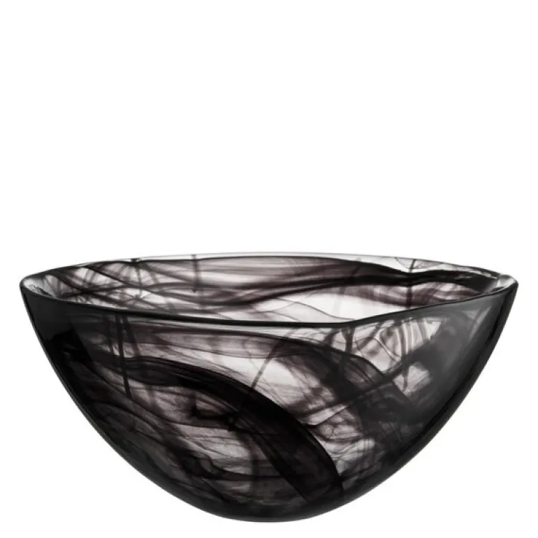 Contrast skål 35 cm svart/svart