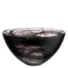 Contrast skål 23 cm svart/svart