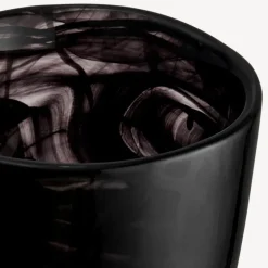 Contrast vase 20 cm svart/svart