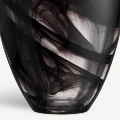 Contrast vase 20 cm svart/svart