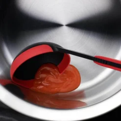 Cook It suppe øse 32 cm svart/rød