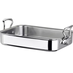 Cook Style langpanne 36x23x11 cm stål