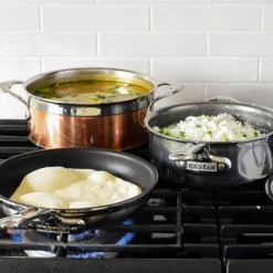 Copperbond gryte med lokk 2,8L kobber