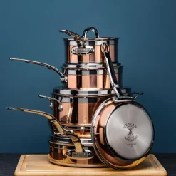 Copperbond grytesett 10 deler kobber