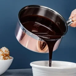 Copperbond kasserolle med lokk 1,4L kobber