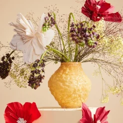 Corallo vase medium 26x27 cm gul