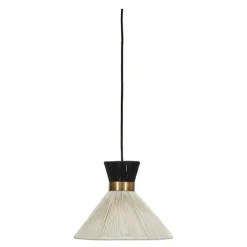 Cord lampe 20 cm svart