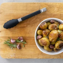 Core tang med silikonspiss 23 cm stål/svart