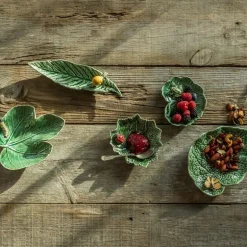 Countryside Leaves skål 14x12,6 cm marihøne grønn