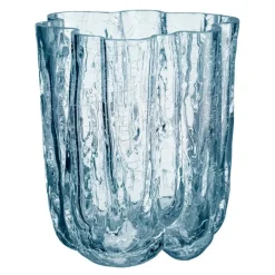 Crackle vase 12 cm sirkulær