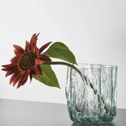 Crackle vase 12 cm sirkulær