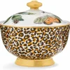 Creatures of Curiosity sukkerskål med lokk 20 cl leopard