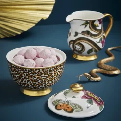 Creatures of Curiosity sukkerskål med lokk 20 cl leopard