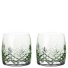Crispy Aqua vannglass 23 cl 2 stk emerald