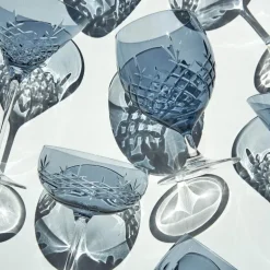 Crispy Eightball glass 55 cl 2 stk sapphire