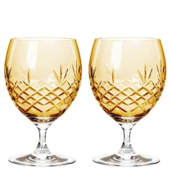 Crispy Eightball glass 55 cl 2 stk citrine