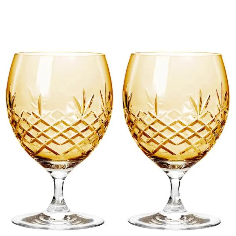 Crispy Eightball glass 55 cl 2 stk citrine