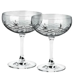 Crispy Gatsby champagneskål 30 cl 2 stk dark
