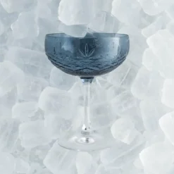 Crispy Gatsby champagneskål 30 cl 2 stk sapphire