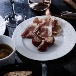 Crispy Porcelain asjett 19 cm hvit