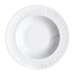 Crispy Porcelain dyp tallerken 22,5 cm hvit