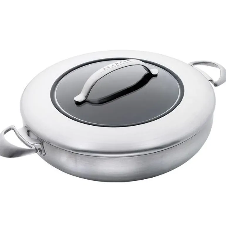 CTX serveringspanne m/lokk 32 cm rustfri