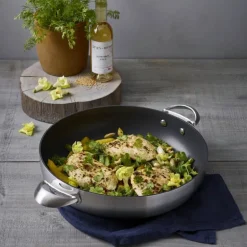 CTX serveringspanne m/lokk 32 cm rustfri