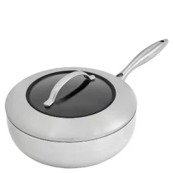 CTX traktørpanne dyp m/lokk 26 cm rustfri