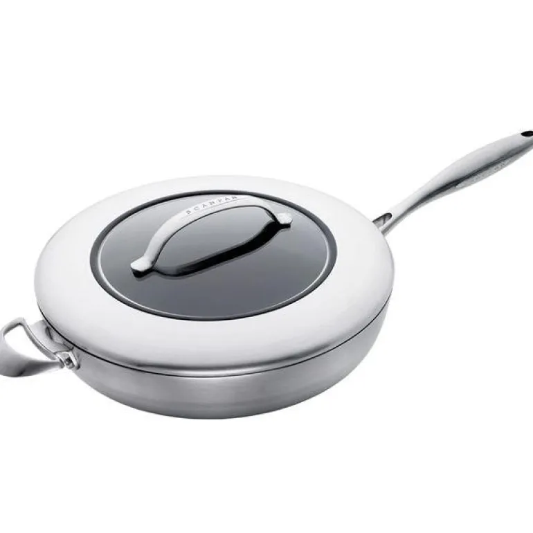 CTX traktørpanne m/lokk 32 cm rustfri