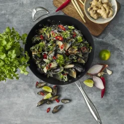 CTX wokpanne 32 cm rustfri