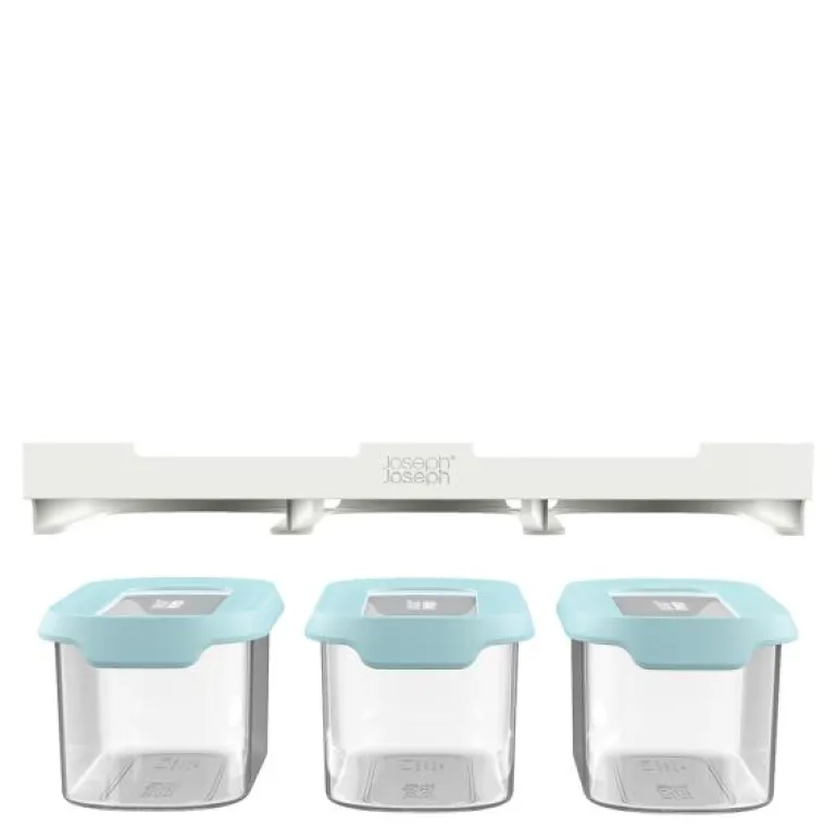 CupboardStore oppbevaringssett 3 x 900ml blå