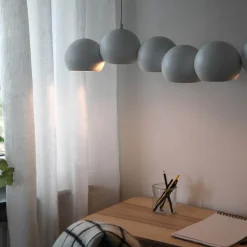 Cupolo pendellampe 7 lys 101 cm hvit