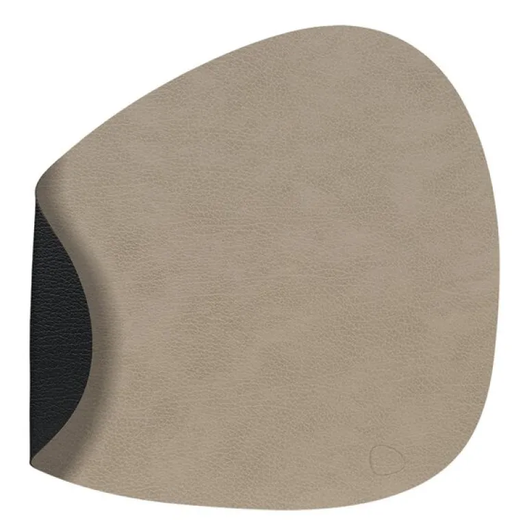 Curve Bull brikke tosidig varmgrå/svart