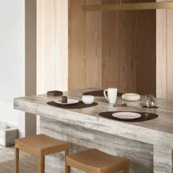 Curve Corduroy spisebrikke 37x44 cm hazel