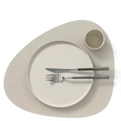 Curve Corduroy spisebrikke 37x44 cm oyster white