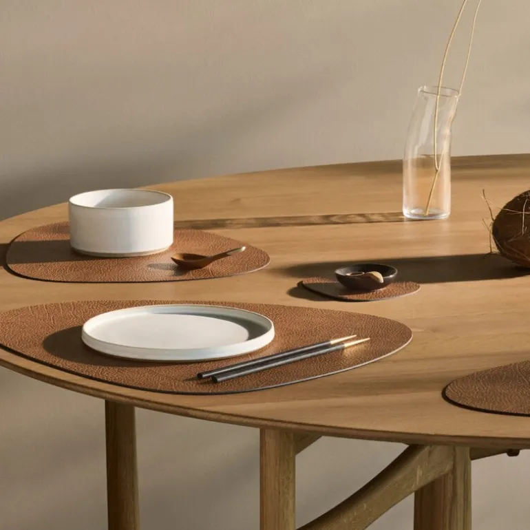 Curve Hippo spisebrikke L 37x44 cm natur