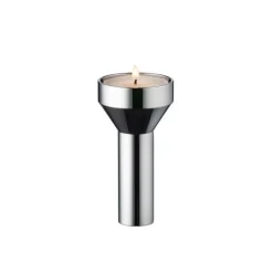 Curve Pillar lysestake 9,9 cm krom